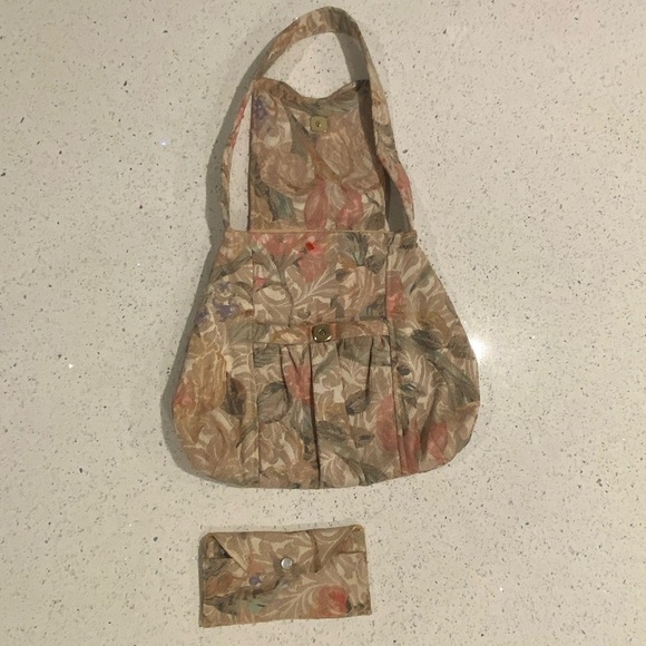 Handbags - Floral Tan Women's Bag